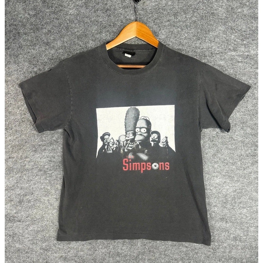 Vintage The‎ Simpsons Changes Cartoon Character Graphic T Shirt Mens Medium